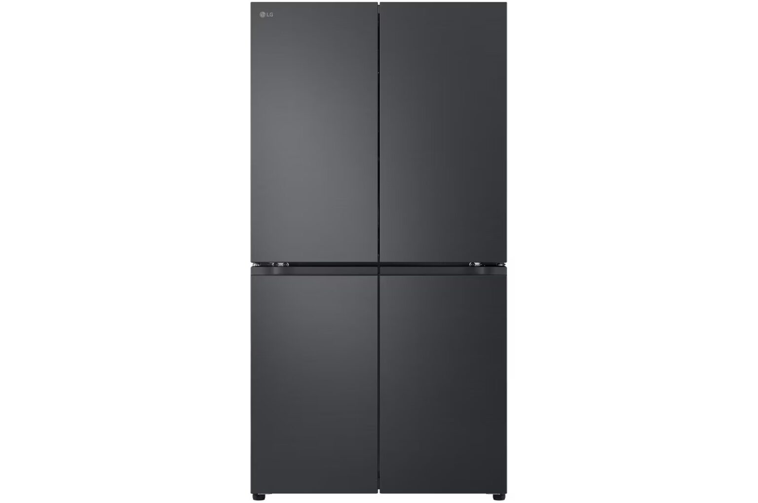 665L French Door Fridge in Matte Black Finish